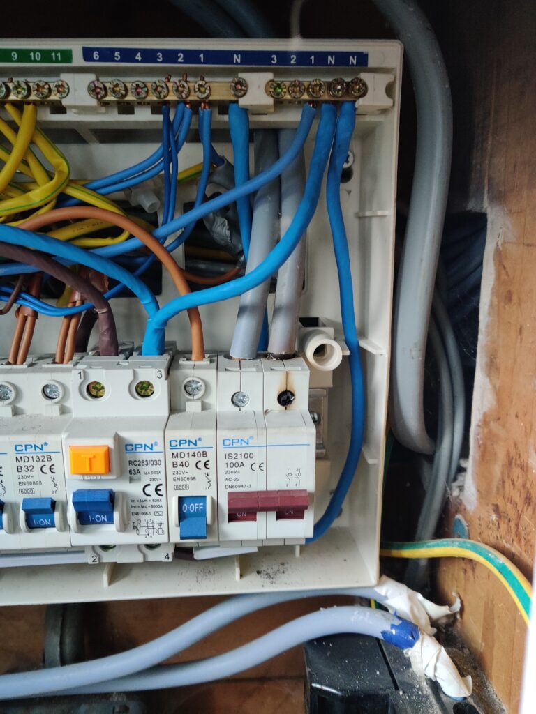 Consumer unit repairs